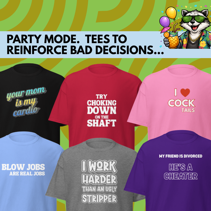 PARTY SHIRTS FOR ALL OCCASION... & MORE