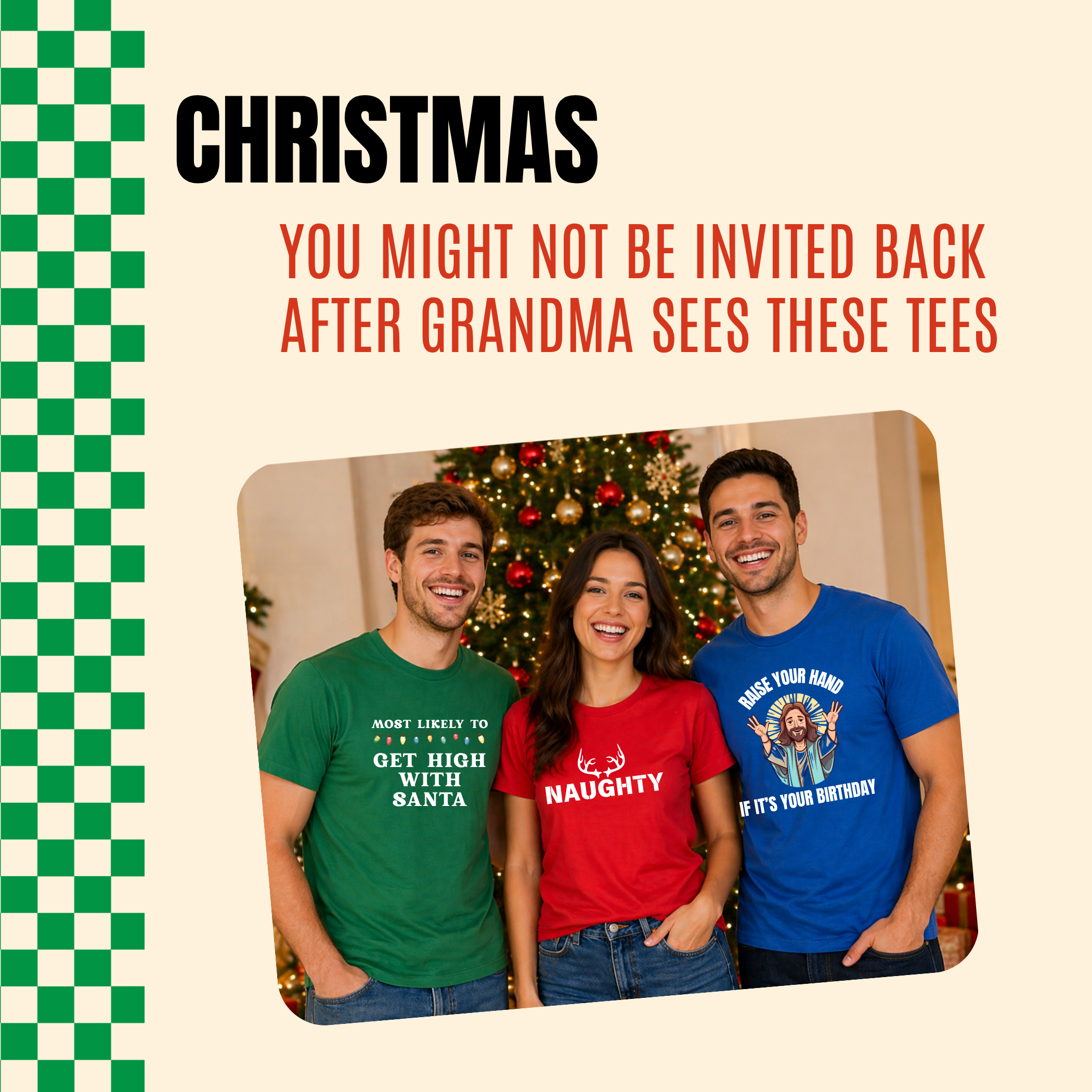 THESE TEES COULD CAUSE YOU TO GET COAL